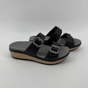 Dansko Kandi Slide Women’s 40 (US 9.5-10) Faux Wood Sandals Comfort